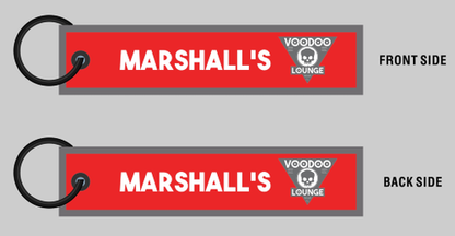 Custom Double-Sided Woven Flight Key Tag/ Rubber  keychains – 20260727-20