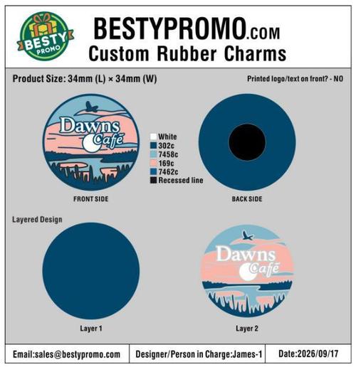 Custom Rubber Clog Charms - 20260920-20
