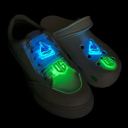 Custom GLOW-IN-THE-DARK versatile Shoe Charms