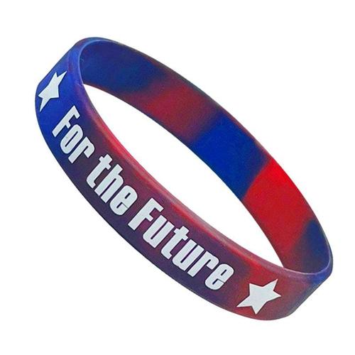 Custom Silicone Wristbands - Swirl
