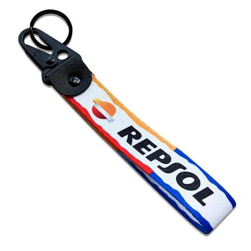 Custom Polyester Strap Keychain with Hook