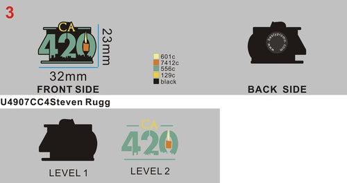 Personalized Logo Clog Charms - 230801CC4Steven Rugg10