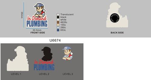 Custom glowing shoe charms-05U6674