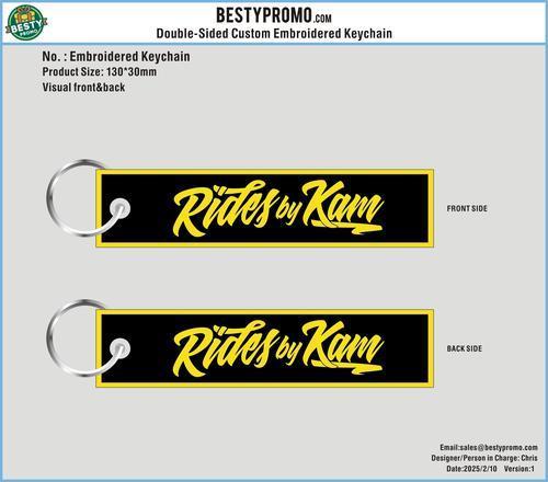 Custom Double-Sided Embroidered Flight Key Tag-20260414-07-RE