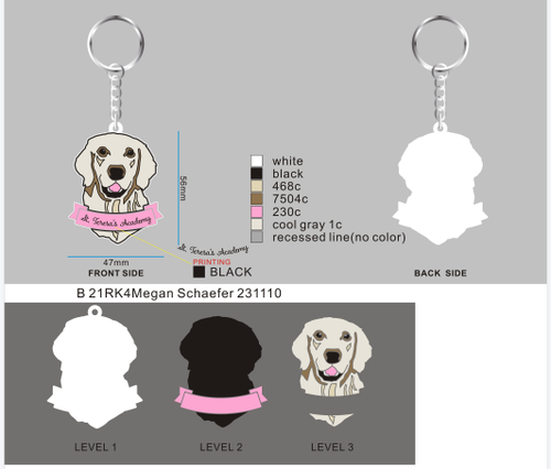 CUSTOM RUBBER KEYCHAIN-21RK4Megan Schaefer 231110