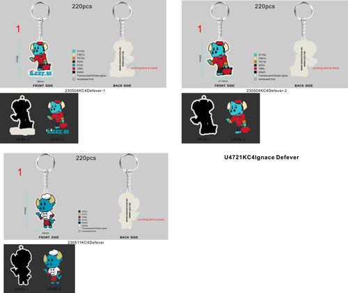 custom keychains-reorder U4721-25