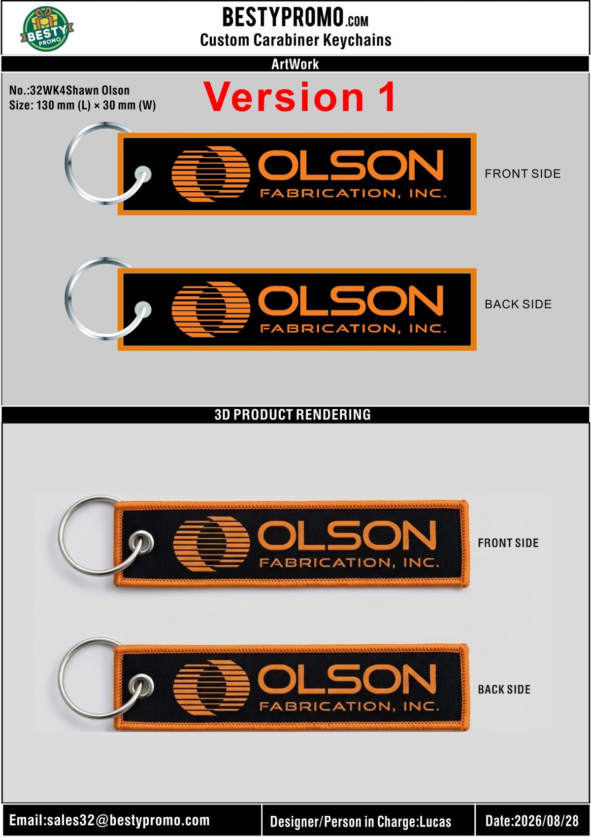 Custom Double-Sided Woven Flight Key Tag-20260926-32-2