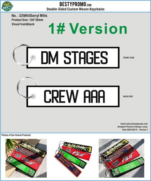 Double-Sided Custom Woven Keychains 32WK4Darryl Mills20250612