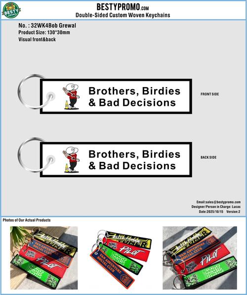 Double Sided Woven Keychains 32WK4Bob Grewal 20251015