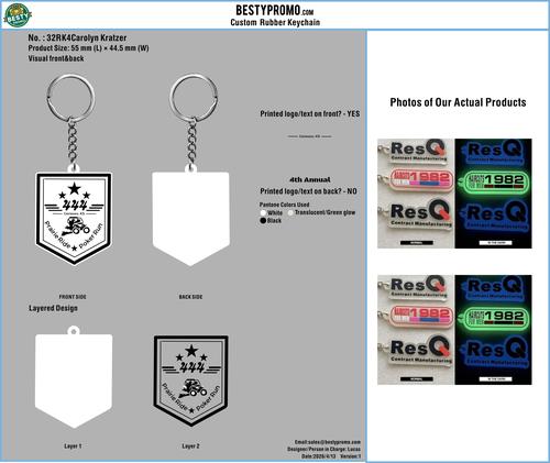 Custom Glow-in-the-Dark 3D Rubber Keychains - 20260417 - 32