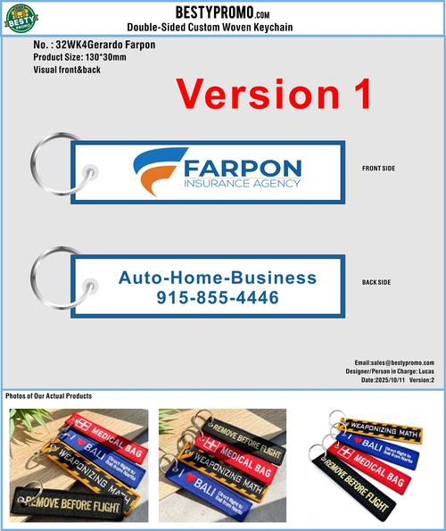 Woven Keychain 32WK4Gerardo Farpon 20251011