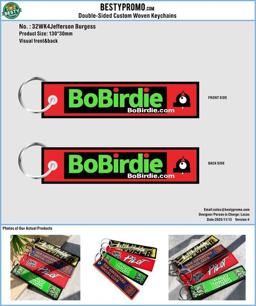 Woven Keychains 32WK4Jefferson Burgess 20251113