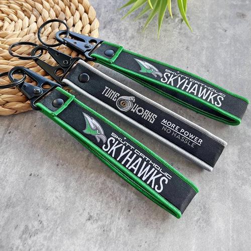 Premium Thick Woven Keychain – Standard (Wrist Strap)