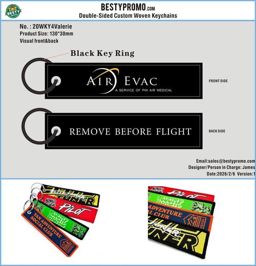 Woven Flight Key Tag-20WK4Valerie 260206