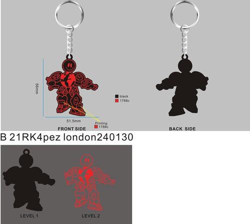CUSTOM RUBBER KEYCHAIN-21RK4pez london