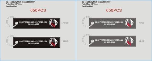 Custom Double-Sided Woven Flight Key Tag-20260824-22-RE