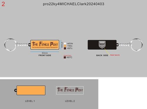 3D Rubber Keychain -pro22ky4MICHAELClark