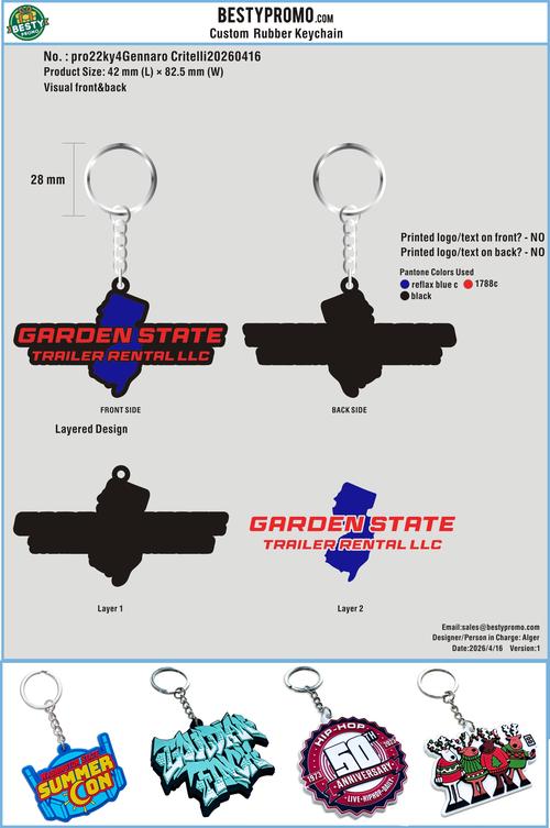 Custom 3D Die Cut Rubber Keychains -20260418-22