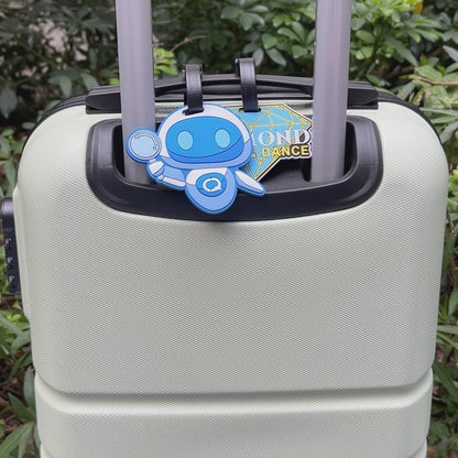 Custom 3D Die-Cut Soft PVC Luggage Tag (Logo & Shape) – Free Proof & Quote