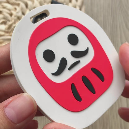 Custom Rectangular 3D Rubber Luggage Tag