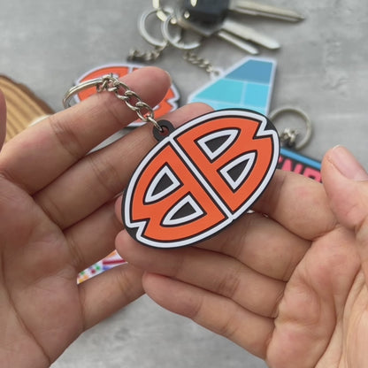 Double-Sided 3D Rubber Keychain