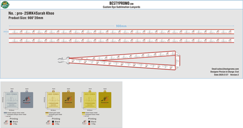 Custom Enamel Metal Keychain-pro- 25MK4Sarah Khoo