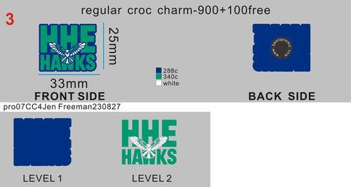 custom clog charm 07CC4Jen Freeman