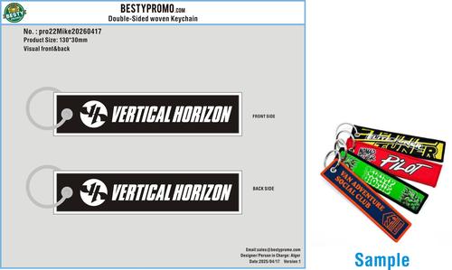 Custom Double-Sided Woven Flight Key Tag-20260425-22-4