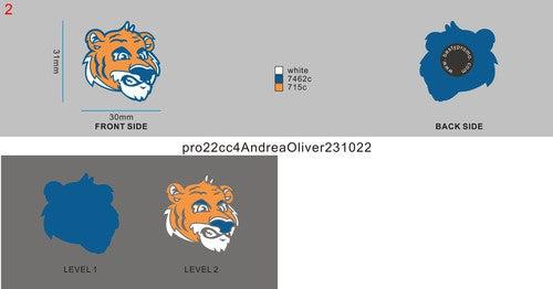 CUSTOM CLOG CHARMS - 22cc4AndreaOliver