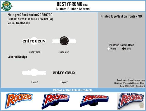 Rubber shoe Charm - pro22cc4Karine20250709