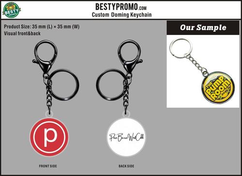 Custom Double-Sided Domed Metal Keychain-20261009-22-A