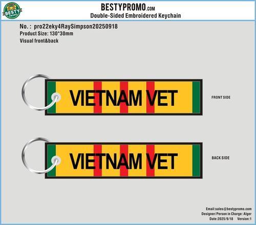 Embroidered Keychain  pro22eky4RaySimpson20250918(2)