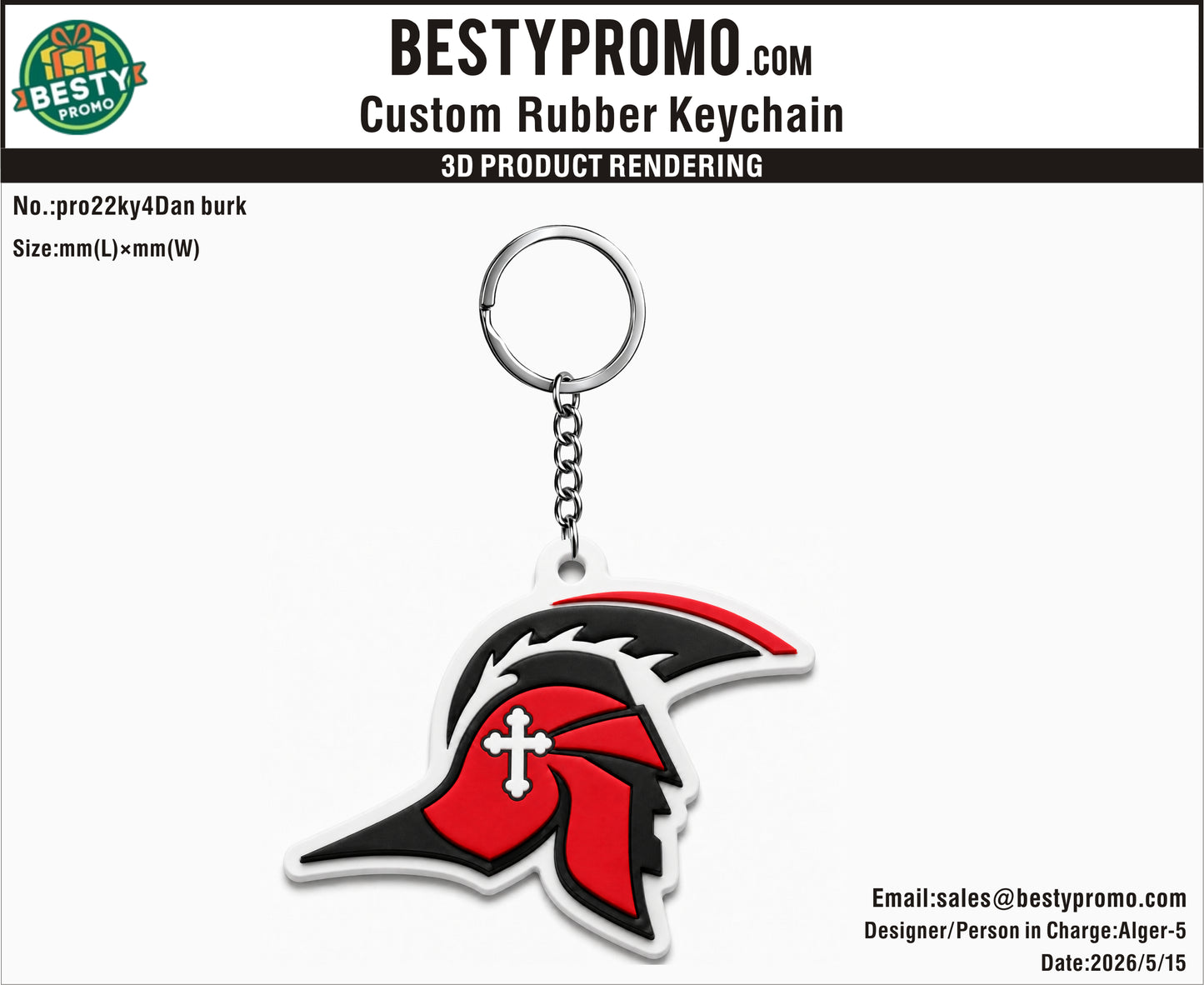 Custom 3D Die Cut Rubber Keychains-20260702-22-1