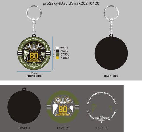 3D Rubber Keychain - pro22ky4DavidSirak