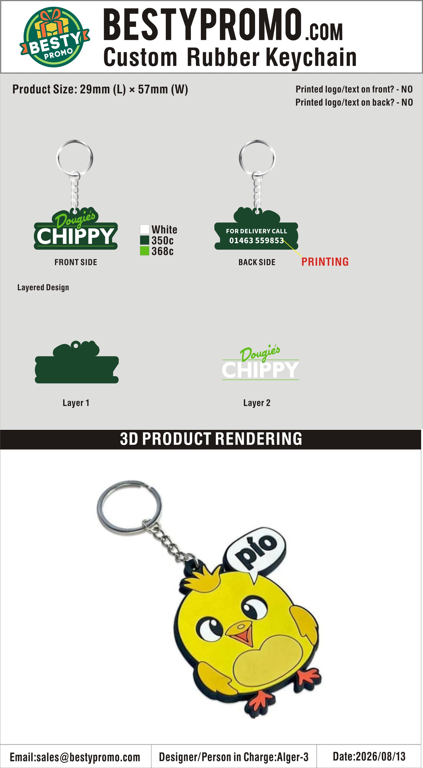 Custom 3D Die Cut Rubber Keychains-202608013-22-18