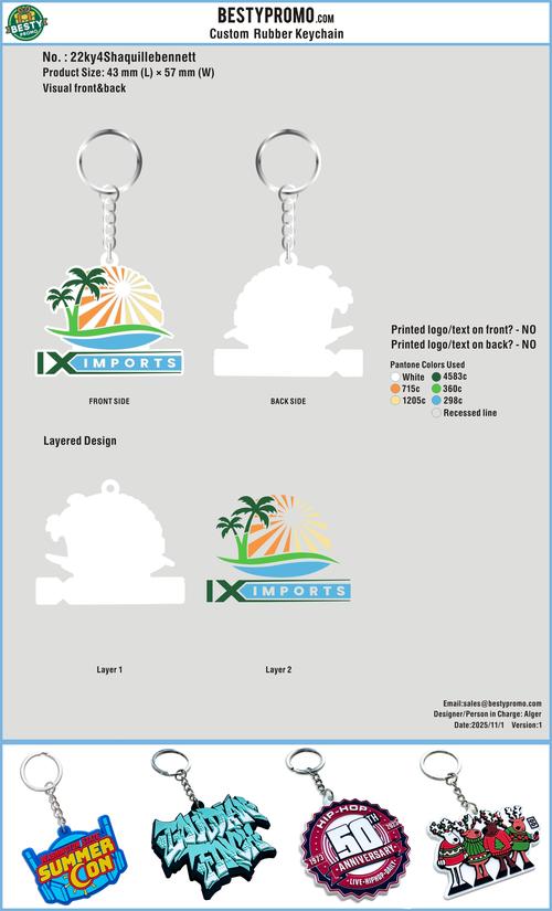 Rubber Keychain-pro22ky4Shaquillebennett20251031