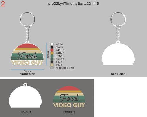 3D Rubber Keychain -22ky4TimothyBartz