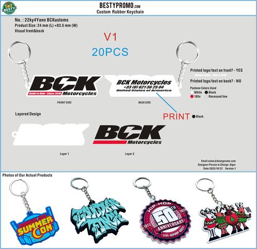 Rubber Keychain-pro22ky4Yann BCKustoms