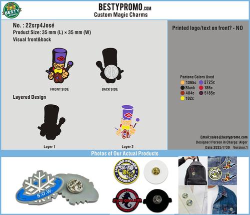 Custom 3D PVC Rubber Badge -pro22srp4José20250730