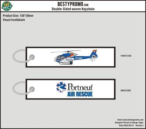 Custom Double-Sided Woven Flight Key Tag-20260515-22-6