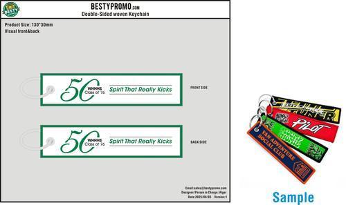 Custom Double-Sided Woven Flight Key Tag-20260608-22-1