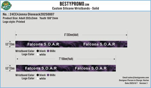 Custom Silicone Wristbands - Swirl-24CC4Jenna Oleneack20250807