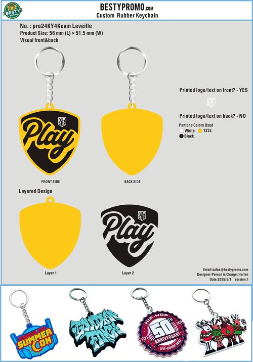 CUSTOM RUBBER KEYCHAINS - pro24KY4Kevin Leveille20250501