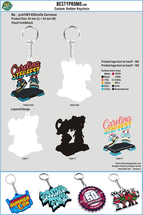 CUSTOM RUBBER KEYCHAINS - 24KY4Shirelle Currence20250930