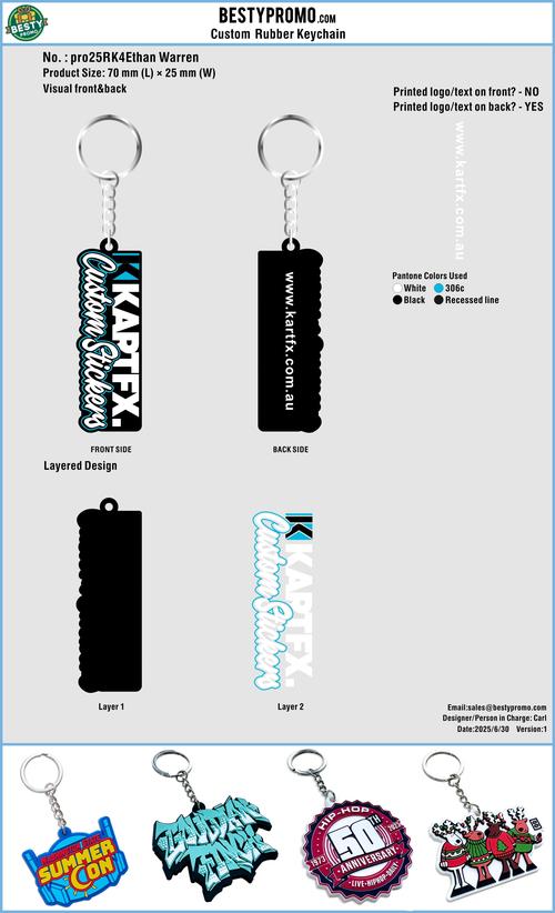 3D Die Cut Rubber Keychains-25RK4Ethan Warren250524
