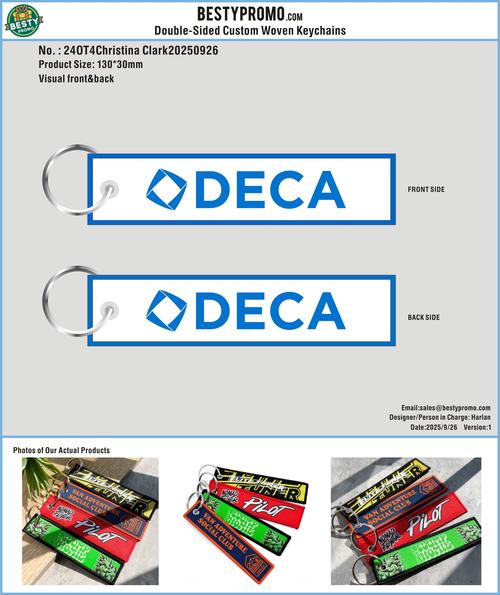 CUSTOM Double Sided Woven Keychains-24OT4Christina Clark20250926