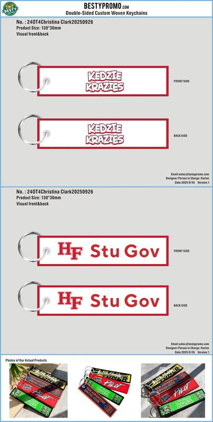CUSTOM Double Sided Woven Keychains-24OT4Christina Clark20250926