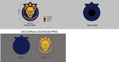 Custom Rubber Charms - 04CC4 Rosi Duron - reorder