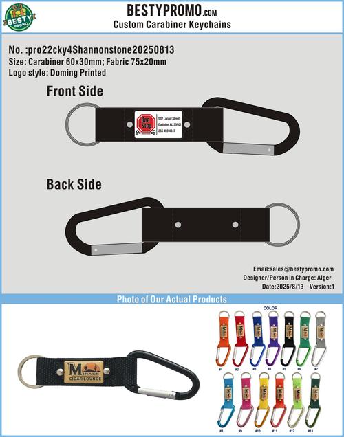 Carabiner Keychain-pro22cky4Shannonstone20250813