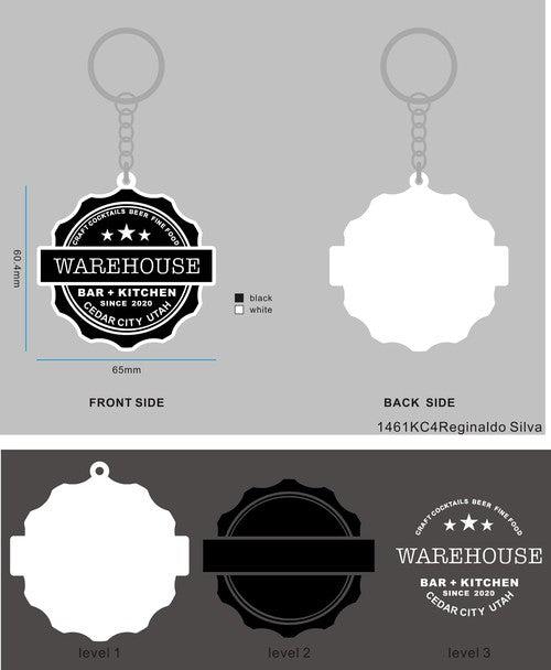 CUSTOM RUBBER KEYCHAINS - 04RK4Reginaldo Silva -Reorder